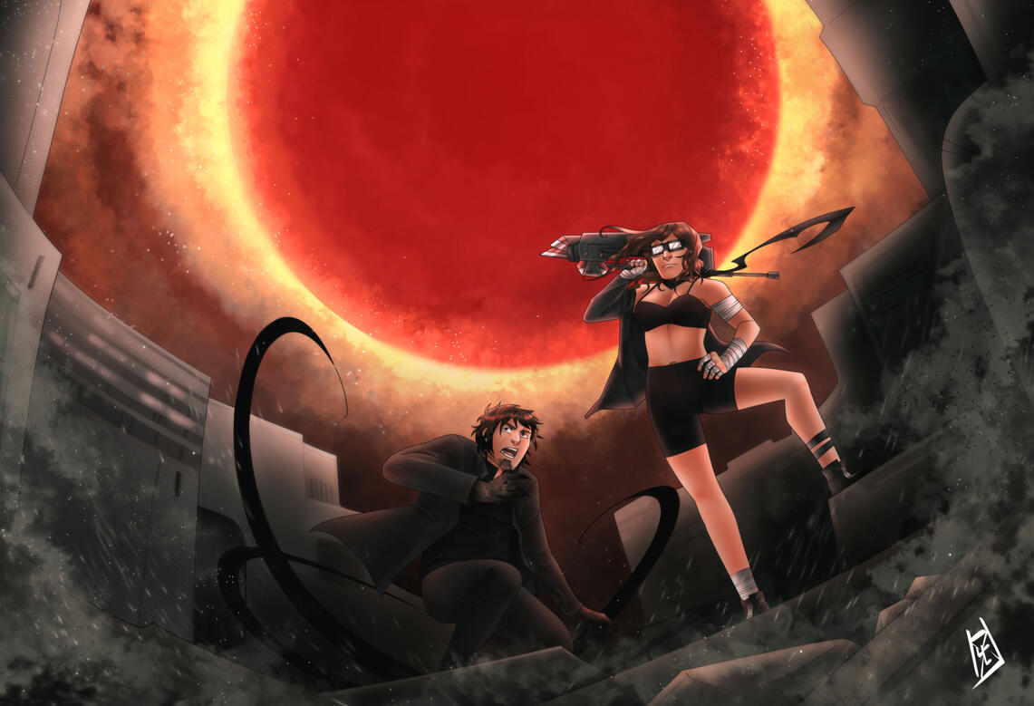 "Crimson Moon" - Time Gate Promotional Illustration