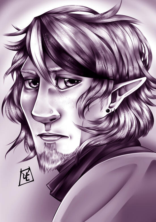 Hale - Time Gate Character Concept Portrait