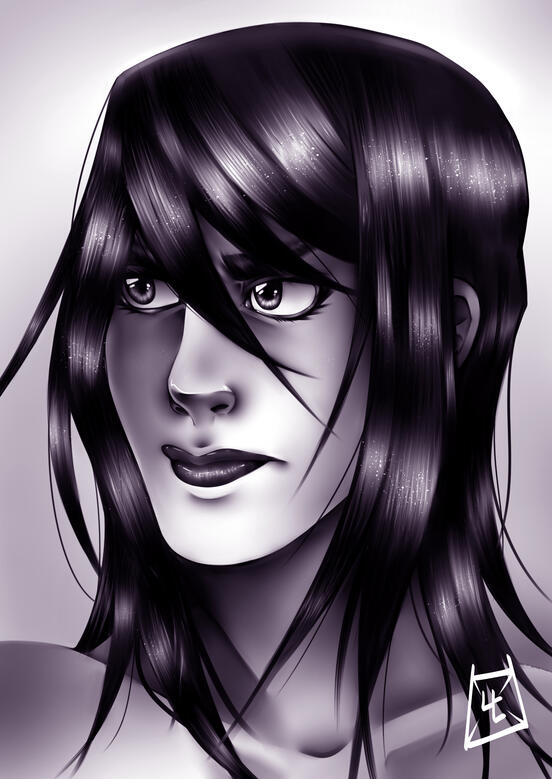 Cyra - Time Gate Character Concept Portrait