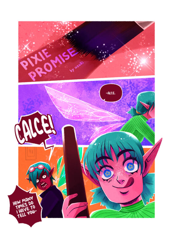 Pixie Promise Page 1 (As Featured in 'What is a Fairy?' anthology series, 2026)